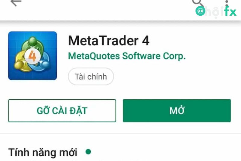 Tải xuống nền tảng Metatrader 4