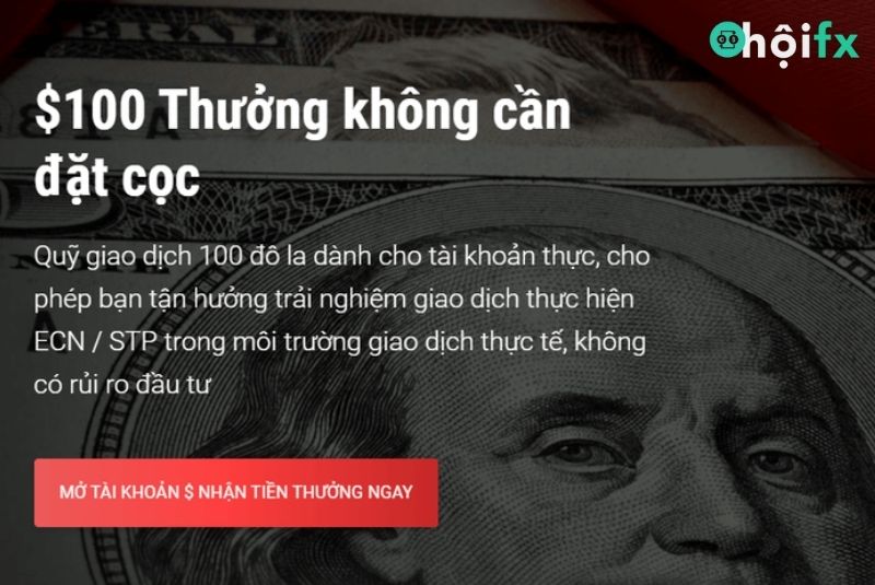 Giao dịch với $100 có được không?