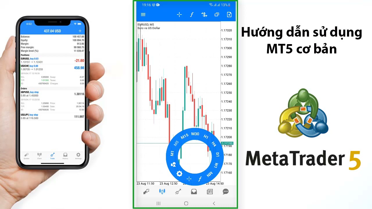 Sử dụng MT5 trên điện thoại như thế nào?
