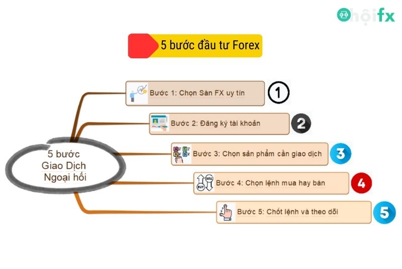 5 bước đầu tư forex