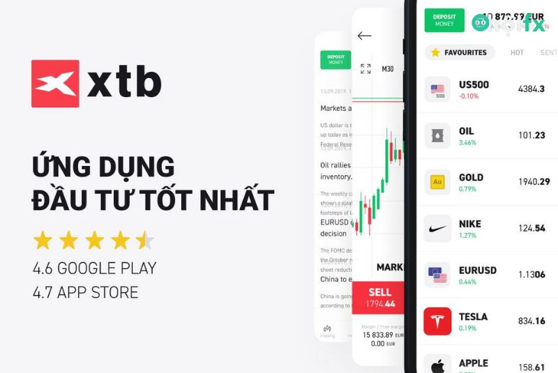 Sàn XTB đẩy lệnh uy tín, tin cậy cho các nhà đầu tư