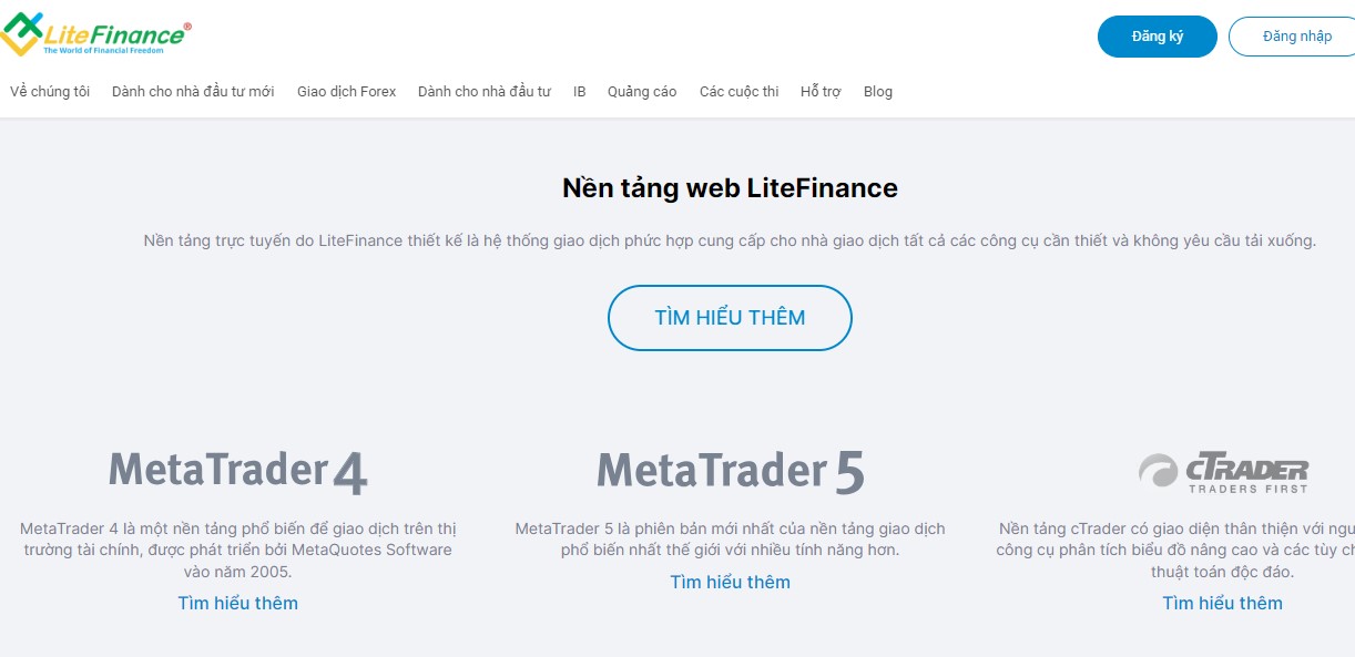 đánh giá sàn Liteforex 